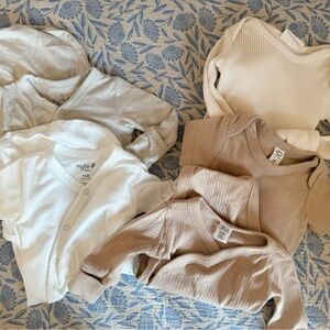Lot of gender neutral baby clothes NB & 0-3!